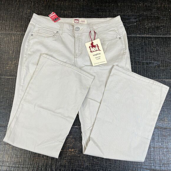 l.e.i Sophia Straight Jeans 30" Womens Size 13 - Picture 1 of 11
